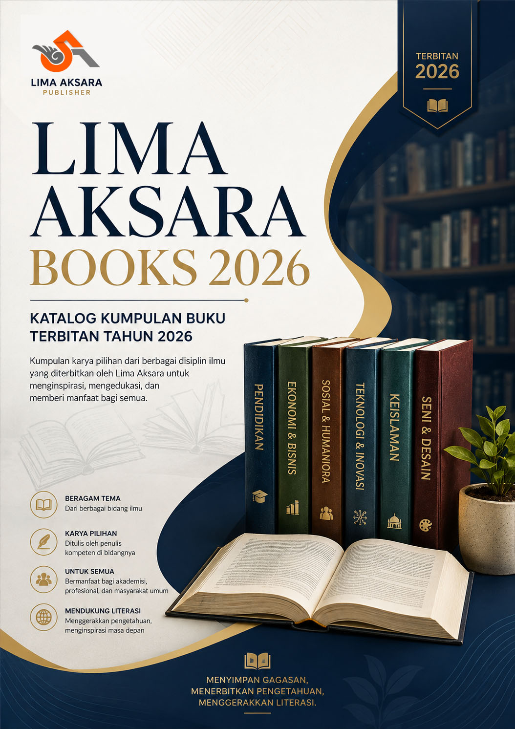 					View Vol. 1 No. 1 (2026): Lima Aksara Books 2026: Kumpulan Buku Terbitan Tahun 2026
				